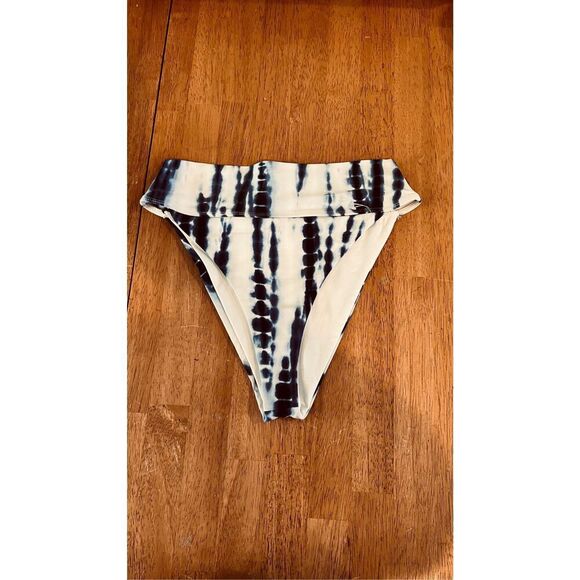 Forever 21 Black & White Bathing Suit Bottoms Womens SZ S new - Picture 1 of 8